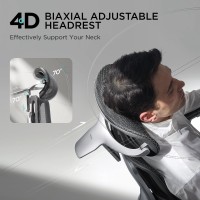 Hbada E3 Pro Ergonomic Office Chair Big And Tall Office Chair With 3Zone Dynamic Lumbar Support 4D Adjustable Headrest 6D