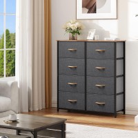 Dwvo Dresser For Bedroom Fabric Dresser With 8 Drawers Tall Dresser Double Dresser Chest Of Drawers For Closet Living Room