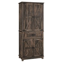 Dwvo 72 Tall Kitchen Pantry Cabinet Farmhouse Storage Cabinet With Drawer And Adjustable Shelves Kitchen Cabinet Versatile S