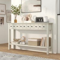 Giantex Narrow Console Table With Storage - 60