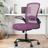 Office Chair Ergonomic Desk Chair With Adjustable Lumbar Support High Back Mesh Computer Chair With Flipup Armrestsbifma Pas