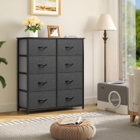 Dwvo Dresser For Bedroom Fabric Dresser With 8 Drawers Tall Dresser Chest Of Drawers For Closet Living Room