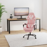 Gaming Chair Backrest And Seat Height Adjustable Swivel Recliner Racing Office Computer Ergonomic Video Game Chair With Footres