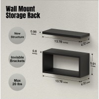 Richer House Floating Shelves Bathroom Black Floating Shelves For Wall Above Toilet Bathroom Shelves Wall Mounted Hanging She