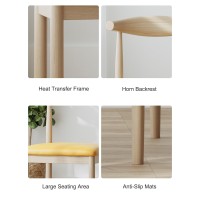 Modern Fabric Dining Room Chairs, Dining Table Chairs, High Back Dining Room Chairs, Kitchen Chair, Suitable For Bedroom Living Room Cafe (Color : Brown, Size : Yellow Legs)