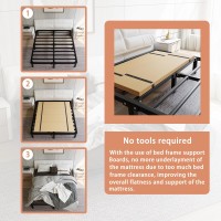 Imperius Foldable Box Spring Bunkie Board Bed Support Slats Queen 80X57