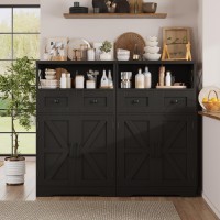 Befrases Black Storage Cabinet With Drawers And Shelves Freestanding Black Kitchen Pantry Storage Cabinet Floor Storage Cabine