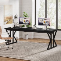 Tribesigns 787Inch Executive Desk Large Computer Office Desk Workstation Modern Simple Style Laptop Desk Study Writing Table