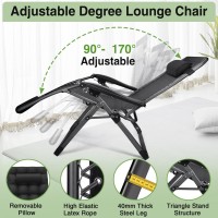 Slendor Zero Gravity Chair Zero Gravity Lounge Recliner Chair Wcup Holder Tray Headrest Upgraded Lock Removable Cushion O