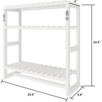 Galood Over The Toilet Storage Bathroom Organizers And Storage Shelves Adjustable 3 Tiers Floating Shelves For Wall Mounted Shel