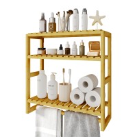 Galood Over The Toilet Storage Bathroom Organizers And Storage Shelves Adjustable 3 Tiers Floating Shelves For Wall Mounted Shel