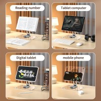 Jwxinyan Foldable Ipad Stand Tablet Stand For Desk Adjustable Desktop Tablet Holder Portable Ipad Holder 2024 Ipad 10Th Genera