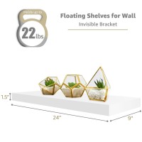 Sorbus Floating Shelves Wall Shelves For Bedroom Kitchen Living Room Bathroom Shelves Over The Toilet Home Decor Farmhouse