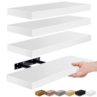 Sorbus Floating Shelves For Wall Bathroom Shelves Wall Mounted For Kitchen Bedroom Living Room Bathroom Storage Over Toilet