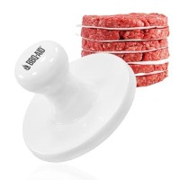 Bbqaid Porcelain Super Smasher Burger Press Hamburger Press That Shapes The Perfect 5 Burger Patty For Grilling Evenly Ma