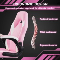 Dumos Ergonomic Computer Gaming Chair Home Office Desk With Pu Leather Lumbar Support Height Adjustable Big And Tall Video Ga