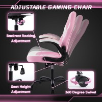 Dumos Ergonomic Computer Gaming Chair Home Office Desk With Pu Leather Lumbar Support Height Adjustable Big And Tall Video Ga