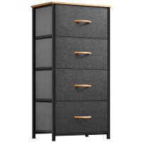 Yitahome Dresser With 4 Drawers Fabric Storage Tower Organizer Unit For Bedroom Living Room Hallway Closets Sturdy Steel