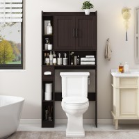 Over The Toilet Storage Cabinet Farmhouse Storage Cabinet Over Toilet With Barn Door Home Spacesaving Toilet Rack For Bathroo