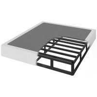 Osaset Full Size Box Spring 7 Inch Full Size Box Spring Only 3000 Lbs Heavy Duty Metal Frame Mattress Foundation With Fabric C