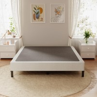 Osaset Full Size Box Spring 7 Inch Full Size Box Spring Only 3000 Lbs Heavy Duty Metal Frame Mattress Foundation With Fabric C