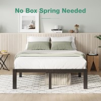 Novilla Full Size Bed Frame 12 Inch Metal Platform Bed Frame Full Size With Storage Space Under Bed Heavy Duty Steel Slat Supp