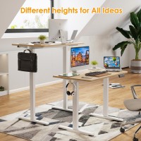 Stary Electric Standing Desk Adjustable Height Sit Stand Home Office Desk With Splice Board