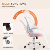 Sweetcrispy Office Computer Desk Chair Ergonomic Midback Mesh Rolling Work Swivel Task Chairs With Wheels Comfortable Lumbar