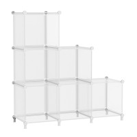 Awtatos Cube Storage Organizer 6 Cube Shelves Bookshelf Closet Organizers And Storage Diy Stackable Plastic Clothes Organizer