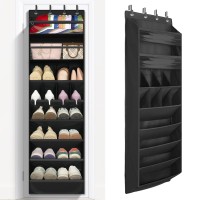 Fentec 1 Pack 8 Shelves Over The Door Shoe Organizer 68 Exlarge Deep Pockets Hanging Shoe Organizers Shoe Rack For Closet Sh