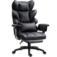 Dowinx Big And Tall Office Chair With Pocket Spring Cushion And Lumbar Support High Back Computer Gaming Chair With Adjustable A