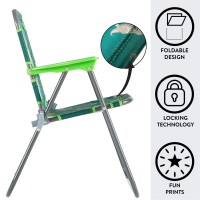 Idea Nuova Jurassic World Outdoor Portable Patio Chair With Folding Metal Frame Ages 3