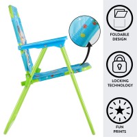 Idea Nuova Gabbys Dollhouse Outdoor Portable Patio Chair With Folding Metal Frame Ages 3