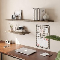 Jpnd Wall Shelf Set Of 2 Floating Shelves 36 In W X 10 In D X 1 In H Wooden Floating Wall Shelf With Invisible Brackets For Li