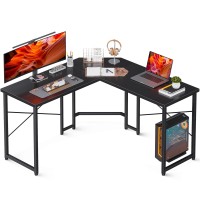 Casaottima 47 Inch L Shaped Gaming Desk With Monitor Stand Corner Desk Gaming Table For Home Office Computer Desk Sturdy Writi