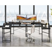 Casaottima 47 Inch L Shaped Gaming Desk With Monitor Stand Corner Desk Gaming Table For Home Office Computer Desk Sturdy Writi