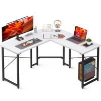 Casaottima 47 Inch L Shaped Gaming Desk With Monitor Stand Corner Desk Gaming Table For Home Office Computer Desk Sturdy Writi