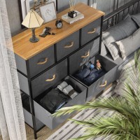 Dwvo Dresser For Bedroom With 9 Drawers Fabric Storage Dresser Closet Dresser Chest Of Drawers For Living Room Closets