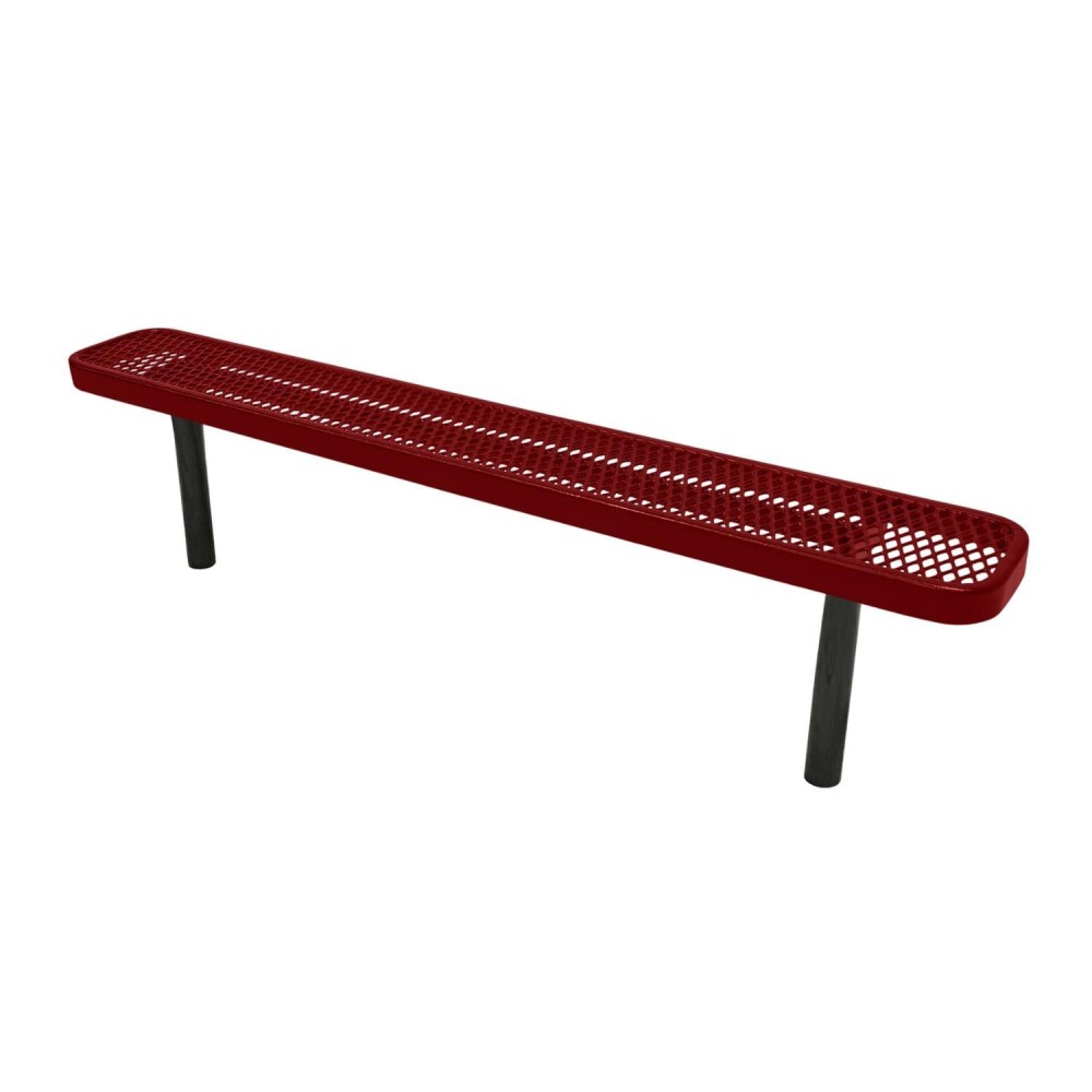 Coated Outdoor Furniture Heavyduty Outdoor Bench Thermoplastic Coated Expanded Metal Commercialgrade Seating Made In Americ