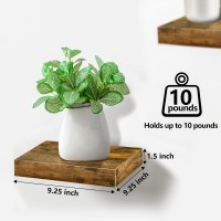 Sorbus Floating Shelves Square Mounted Display Ledge For Room Decor In The Bathroom Home Office Bedroom Half Bath Powder R