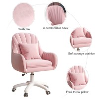 Xuegw Home Office Chair Computer Chair With Midback Upholstered Modern Tufted Computer Task Chair Swivel Height Adjustable Velv