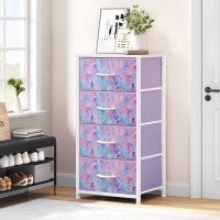 Dwvo Dresser With 4 Drawers Storage Tower Unit Kids Dresser For Bedroom Living Room Closets Sturdy Steel Frame Wooden To