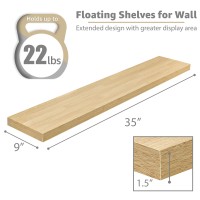 Sorbus Floating Shelves For Wall 2 Long Floating Shelves For Bedroom Kitchen Living Room Bathroom Shelves Home Decor Farm