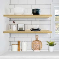 Sorbus Floating Shelves For Wall 2 Long Floating Shelves For Bedroom Kitchen Living Room Bathroom Shelves Home Decor Farm