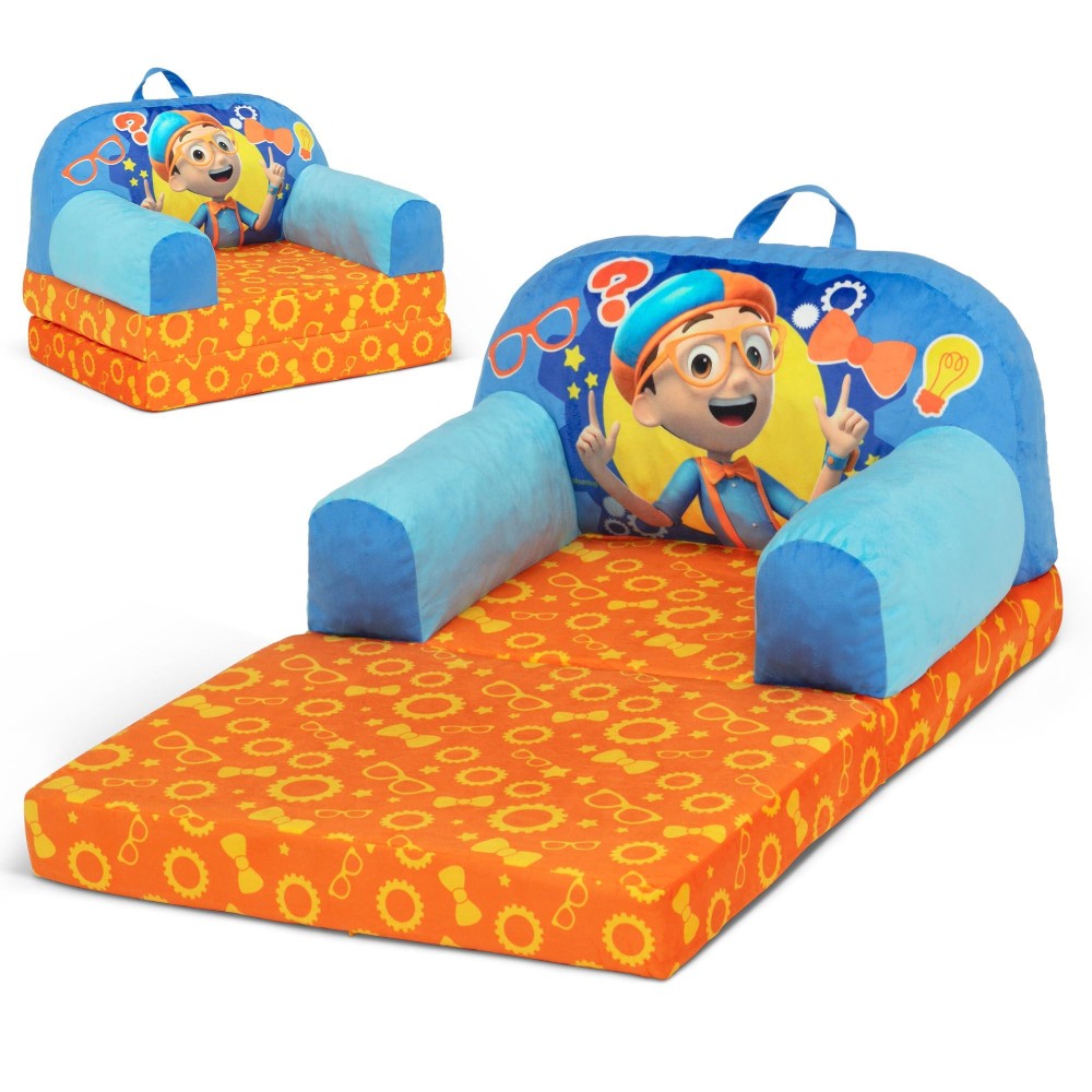 Delta Children Cozee Buddy Flipout Kids Chair Blippi