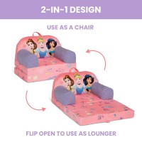 Delta Children Cozee Buddy Flipout Kids Chair Disney Princess