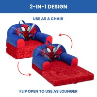 Delta Children Spidey And His Amazing Friends Cozee Buddy Flipout Kids Chair Red