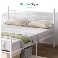 Novilla King Size Bed Frame With Headboard And Footboard 14 Inch Metal Platform Bed Frame With Under Bed Storage No Box Spring