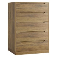 Hostack 433 Tall Modern 5 Drawer Dresser For Bedroom Large Chest Of Drawers With Storage Wood Clothes Storage Organizer Wit