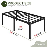 Yicensen 20 Inch High Twin Xl Bed Frames With Rounded Corner Legs Heavy Duty Xl Twin Metal Platform Bed Frame No Box Spring Nee